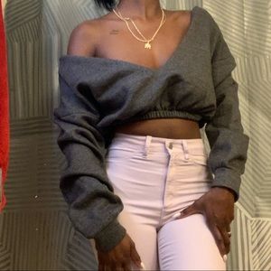 Cropped sweater